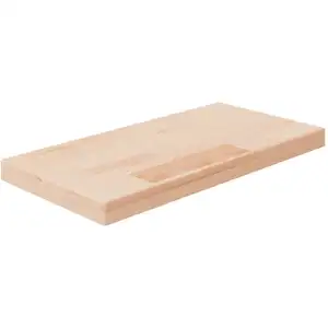 Comparateur de prix : vidaXL Panneau d'étagère 40x20x2,5 cm Bois de chêne massif non traité