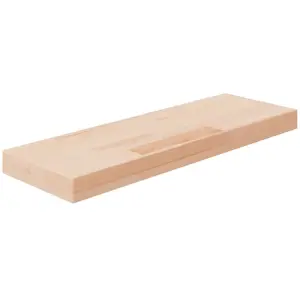 vidaXL Panneau d'étagère 60x20x4 cm Bois de chêne massif non traité