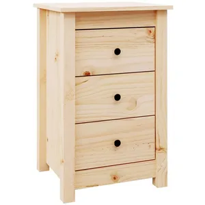 vidaXL Table de chevet 40x35x61,5 cm Bois de pin massif pas cher