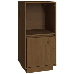 Comparateur de prix : vidaXL Buffet Marron miel 38x35x80 cm Bois massif de pin