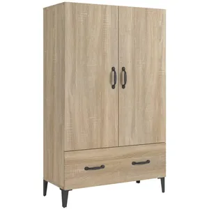 vidaXL Buffet Chêne sonoma 70x31x115 cm Bois d'ingénierie pas cher