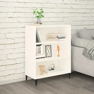 vidaXL Buffet Blanc 69,5x32,5x90 cm Bois d'ingénierie pas cher