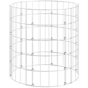 Comparateur de prix : vidaXL Poteau à gabion circulaire Acier galvanisé Ø50x50 cm