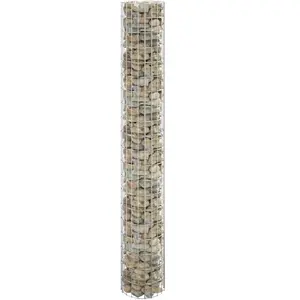 Comparateur de prix : vidaXL Poteau à gabion circulaire Acier galvanisé Ø30x200 cm