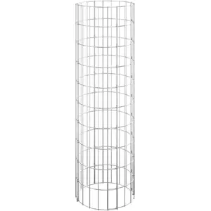 Comparateur de prix : vidaXL Poteau à gabion circulaire Acier galvanisé Ø30x100 cm