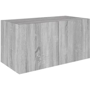 vidaXL Armoire murale Sonoma gris 80x39x40 cm Bois d'ingénierie