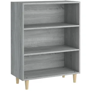 vidaXL Buffet Sonoma gris 69,5x32,5x90 cm Bois d'ingénierie