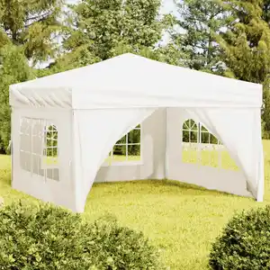 Comparateur de prix : vidaXL Tente de réception pliable avec parois Crème 3x3 m