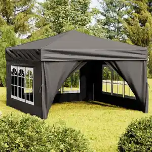 Comparateur de prix : vidaXL Tente de réception pliable avec parois Anthracite 3x3 m