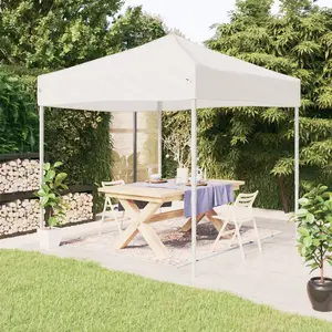 Comparateur de prix : vidaXL Tente de réception pliable Blanc 3x3 m