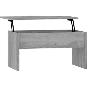 Comparateur de prix : vidaXL Table basse Sonoma gris 80x50,5x41,5 cm Bois d'ingénierie