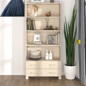 vidaXL Buffet HAMAR Bois massif de pin Marron miel pas cher