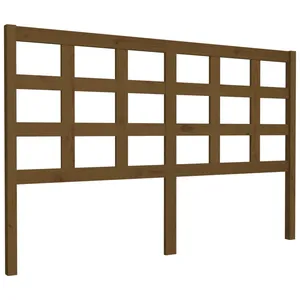 Comparateur de prix : vidaXL Tête de lit Marron miel 156x4x100 cm Bois massif de pin
