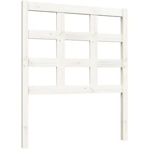 Comparateur de prix : vidaXL Tête de lit Blanc 80,5x4x100 cm Bois massif de pin