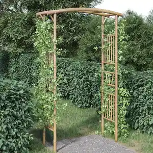 Comparateur de prix : vidaXL Arche pour rosiers Bambou 118x40x187 cm