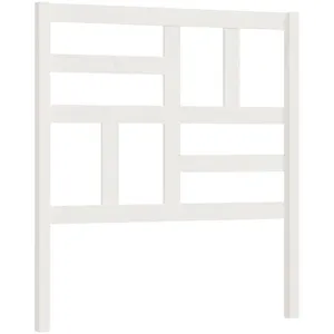 vidaXL Tête de lit Blanc 96x4x104 cm Bois massif de pin