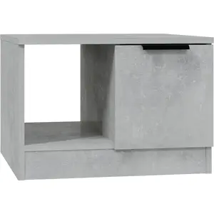 Comparateur de prix : vidaXL Table basse Gris béton 50x50x36 cm Bois d'ingénierie