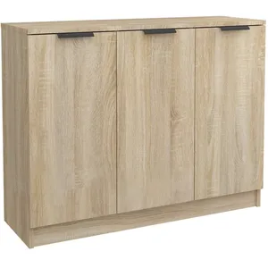 vidaXL Buffet Chêne sonoma 90,5x30x70 cm Bois d'ingénierie