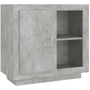 vidaXL Buffet Gris béton 80x40x75 cm pas cher