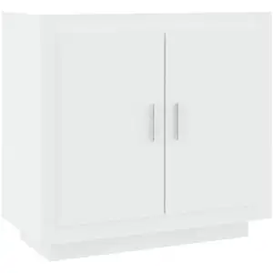 vidaXL Buffet Blanc 80x40x75 cm Bois d'ingénierie pas cher