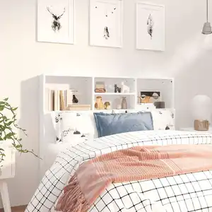 Comparateur de prix : vidaXL Armoire de tête de lit Blanc 120x19x103,5 cm