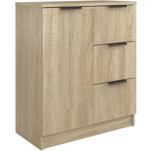 vidaXL Buffet Chêne sonoma 60x30x70 cm Bois d'ingénierie pas cher