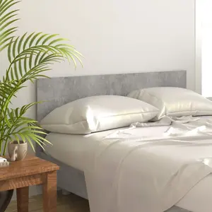 vidaXL Tête de lit Gris béton 160x1,5x80 cm Bois d'ingénierie pas cher