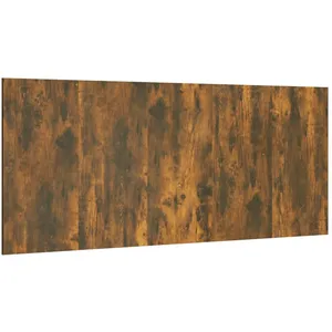 vidaXL Tête de lit Chêne fumé 200x1,5x80 cm Bois d'ingénierie pas cher