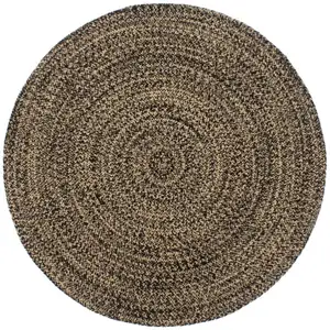 Comparateur de prix : vidaXL Tapis fait à la main Jute Noir et marron 240 cm