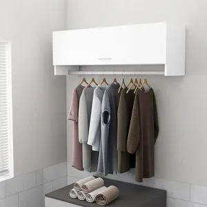 Comparateur de prix : Vidaxl - Garde-robe blanc 100x32,5x35 cm bois d'ingénierie Blanc