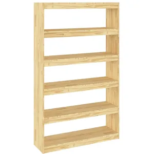 vidaXL Bibliothèque/Séparateur de pièce 100x30x167,5 cm Pin massif pas cher