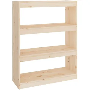 vidaXL Bibliothèque/Séparateur de pièce 80x30x103,5 cm Bois de pin pas cher