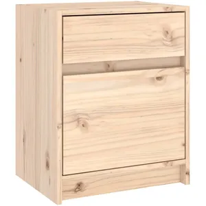 vidaXL Table de chevet 40x31x50 cm bois de pin massif pas cher