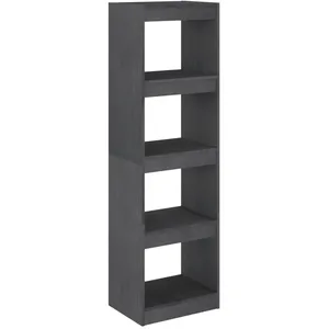 Comparateur de prix : vidaXL Bibliothèque/Séparateur de pièce Gris 40x30x135,5 cm Pin massif