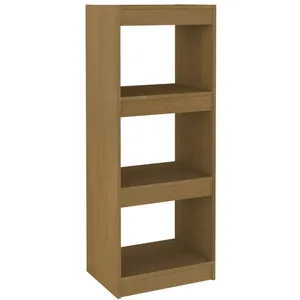 Comparateur de prix : vidaXL Bibliothèque/Séparateur de pièce Marron miel 40x30x103,5 cm Pin