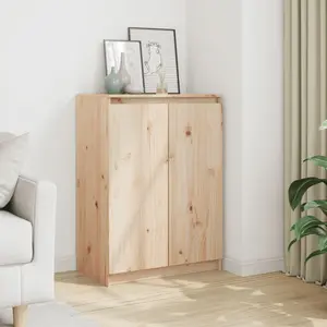 vidaXL Buffet 60x36x84 cm bois de pin massif pas cher