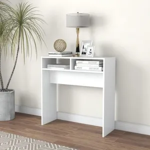 vidaXL Table console Blanc 78x30x80 cm Aggloméré pas cher