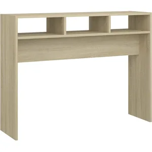 Comparateur de prix : vidaXL Table console Chêne sonoma 105x30x80 cm Aggloméré