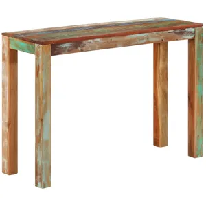 Comparateur de prix : vidaXL Table console 110x35x76 cm Bois de récupération massif
