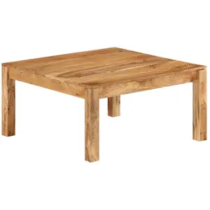 Comparateur de prix : vidaXL Table basse 80x80x40 cm Bois d'acacia massif