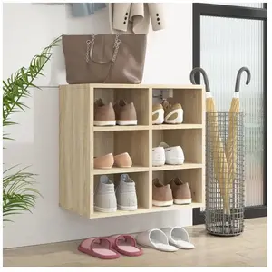 vidaXL Armoire à chaussures Chêne Sonoma 52,5x30x50 cm