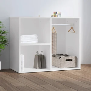 Comparateur de prix : vidaXL Armoire de dressing Blanc 80x40x65 cm Bois d'ingénierie
