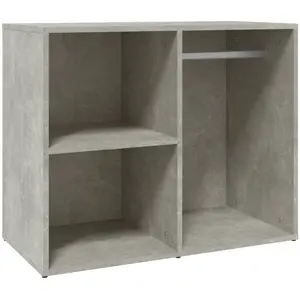 Comparateur de prix : vidaXL Armoire de dressing Gris béton 80x40x65 cm Bois d'ingénierie
