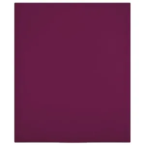 Comparateur de prix : vidaXL Draps-housses Jersey 2 pcs Bordeaux 160x200 cm Coton