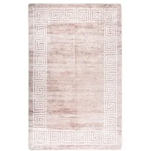 Comparateur de prix : vidaXL Tapis lavable antidérapant 160x230 cm Beige