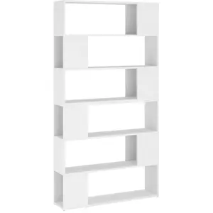 Comparateur de prix : vidaXL Bibliothèque/Séparateur de pièce Blanc 100x24x188 cm