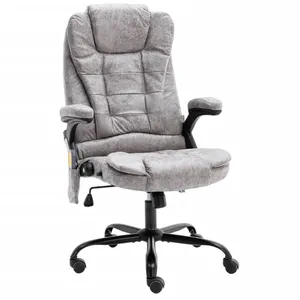 Comparateur de prix : vidaXL Chaise de bureau de massage gris clair similicuir daim