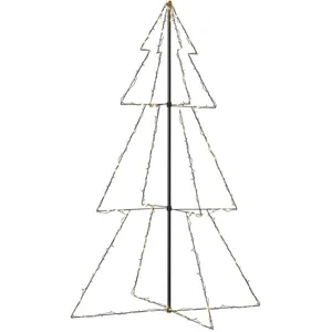 Comparateur de prix : vidaXL Arbre de Noël cône 240 LED d'intérieur/d'extérieur 118x180 cm