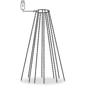 Comparateur de prix : vidaXL Guirlande lumineuse avec 500 LED Bleu 500 cm Int/Ext