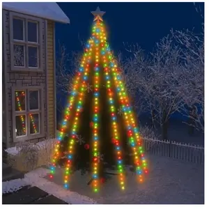Comparateur de prix : vidaXL Guirlande lumineuse avec 500 LED Coloré 500 cm Int/Ext